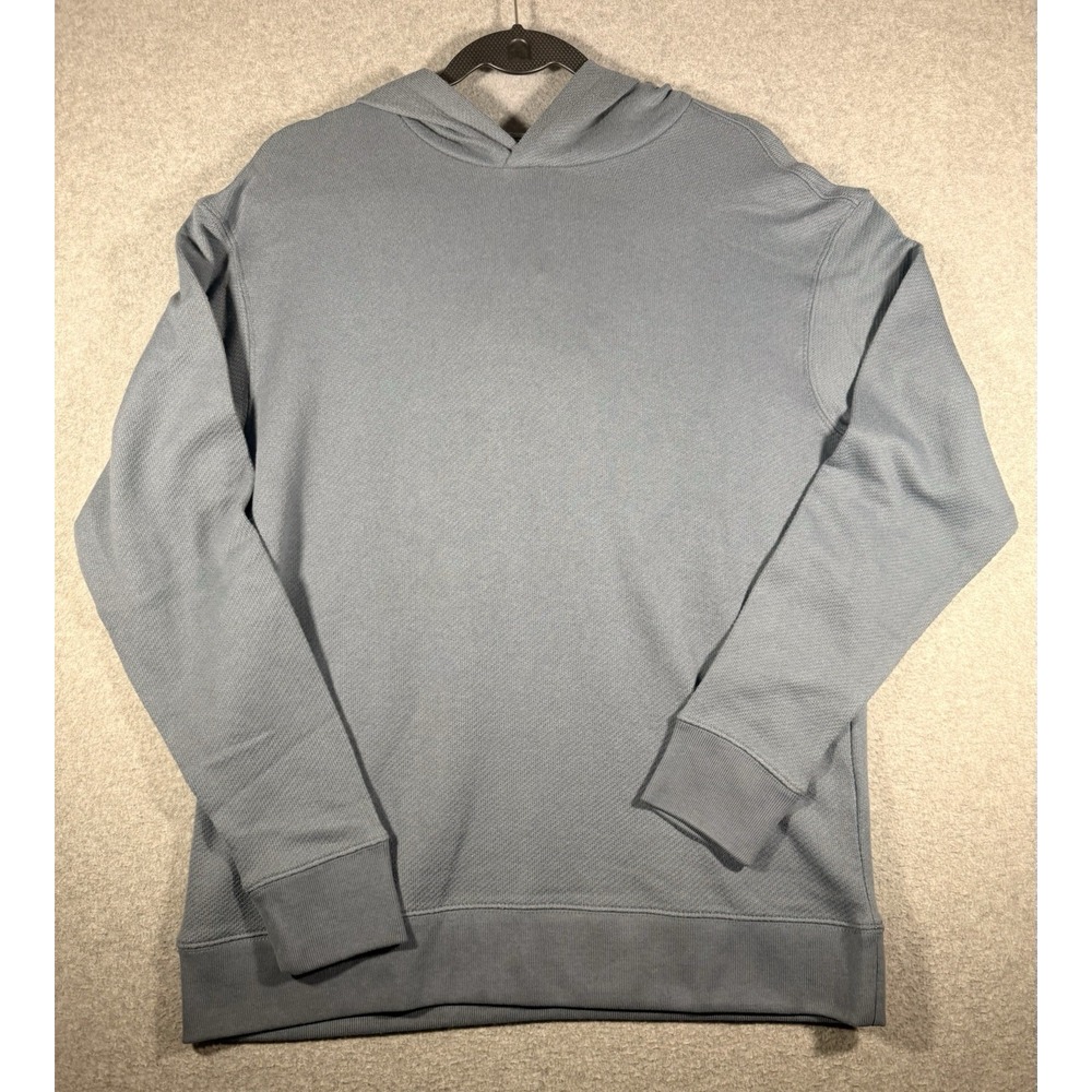 Gap Textured Hoodie Size S Blue Cotton Blend